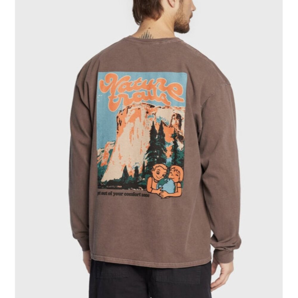 BDG Urban Outfitters Nature Trails Vintage Style Shirt ( S )